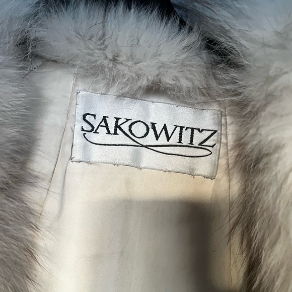 Sakowitz Real Fox Fur Coat - Picture 3 of 3